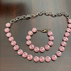 Bracelet and necklace set